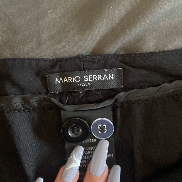 Mario Serrani mid rise black skirt - Picture 2 of 3